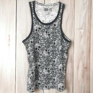 Iron Fist Men’s Sugar Skull Tank Top